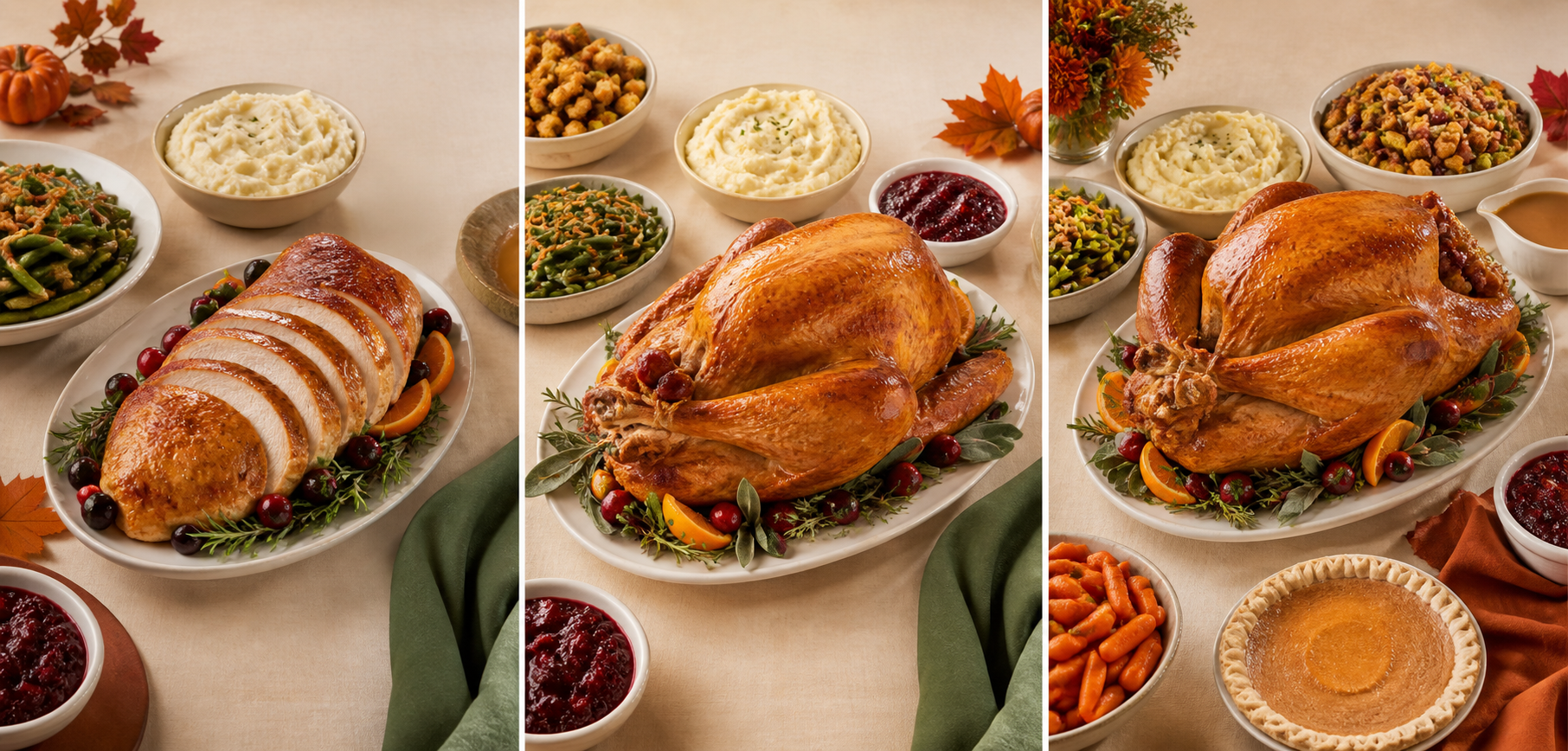 2-4 person Thanksgiving dinner